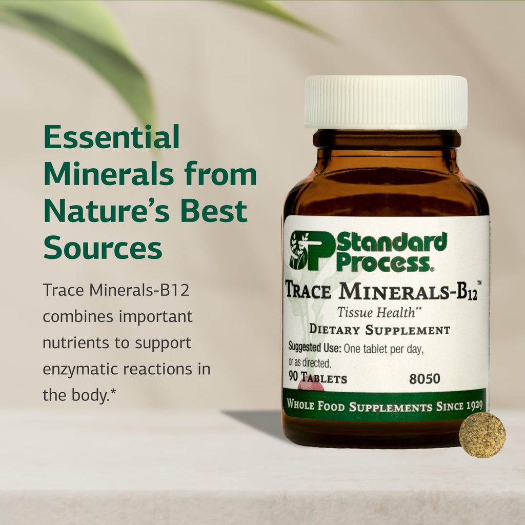 Standard Process Trace Minerals-B12 Supplement - 90 Tablets - image 3