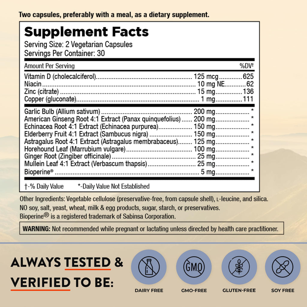 Mt. Angel Vitamins - Cold Facts + Vitamin D - image 2