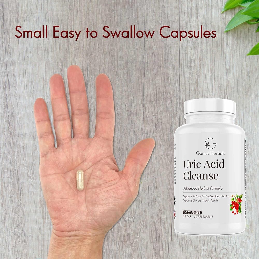 Genius Herbals Uric Acid Cleanse - 60 Capsules - image 6