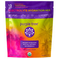 Purple Tree Organic Electrolyte Hydration Packets Zero Sugar - 15 Sticks