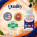 Vitamatic Folic Acid 400 mcg Vitamin B9 - 500 Tablets - image 6