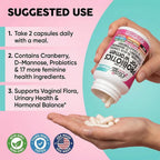 Clean Nutraceuticals Probiotics for Women with D Mannose - 60 Capsules - image 6
