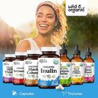 Wild & Organic USDA Organic Inulin Capsules Digestive Support - 90 Count - image 6