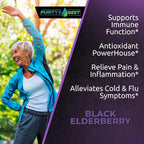 Purity's Best Black Elderberry Extract Complex Immune Support - 150 Capsules - image 4