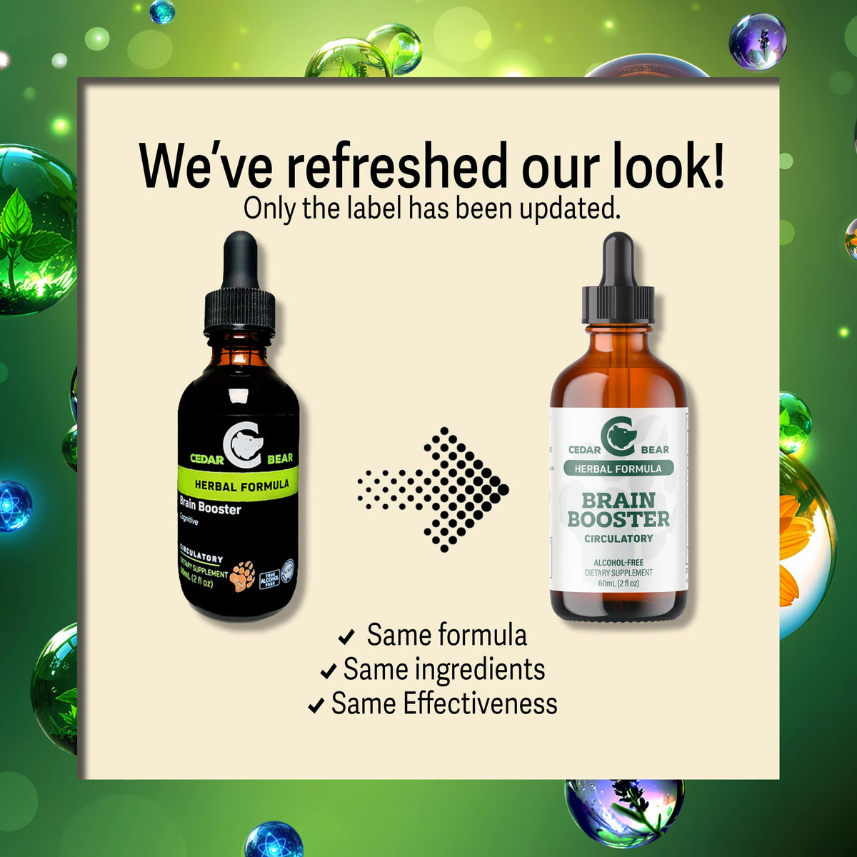 Cedar Bear Naturales Brain Booster Liquid Herbal Supplement - 2 Fl Oz - image 3