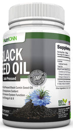 NutriONN Black Seed Oil 1000 mg Immune Support - 180 Softgels - image 5