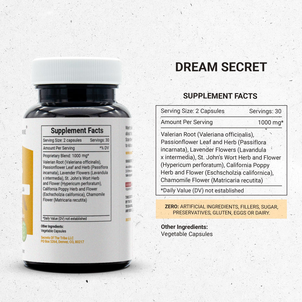 Secrets of the Tribe Dream Secret 60/120 Capsules