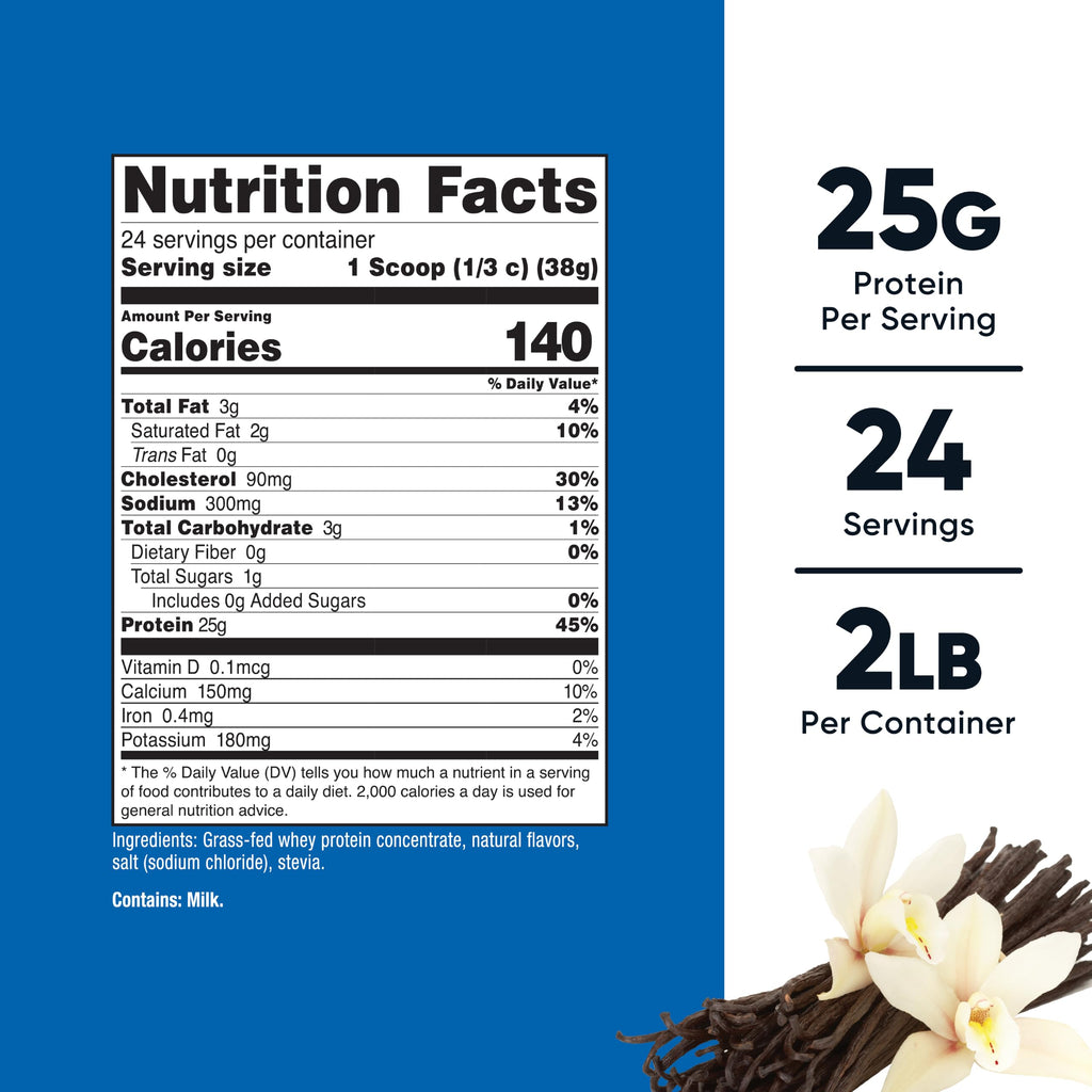 Nutricost Grass-Fed Whey Protein Concentrate - Undenatured