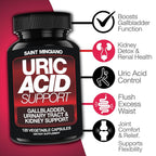Saint Mingiano Uric Acid & Kidney Support - 120 Capsules - image 3
