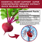 PLANT.O NUTRITION Organic Beet Root Capsules 1350mg - 120 Tablets - image 2
