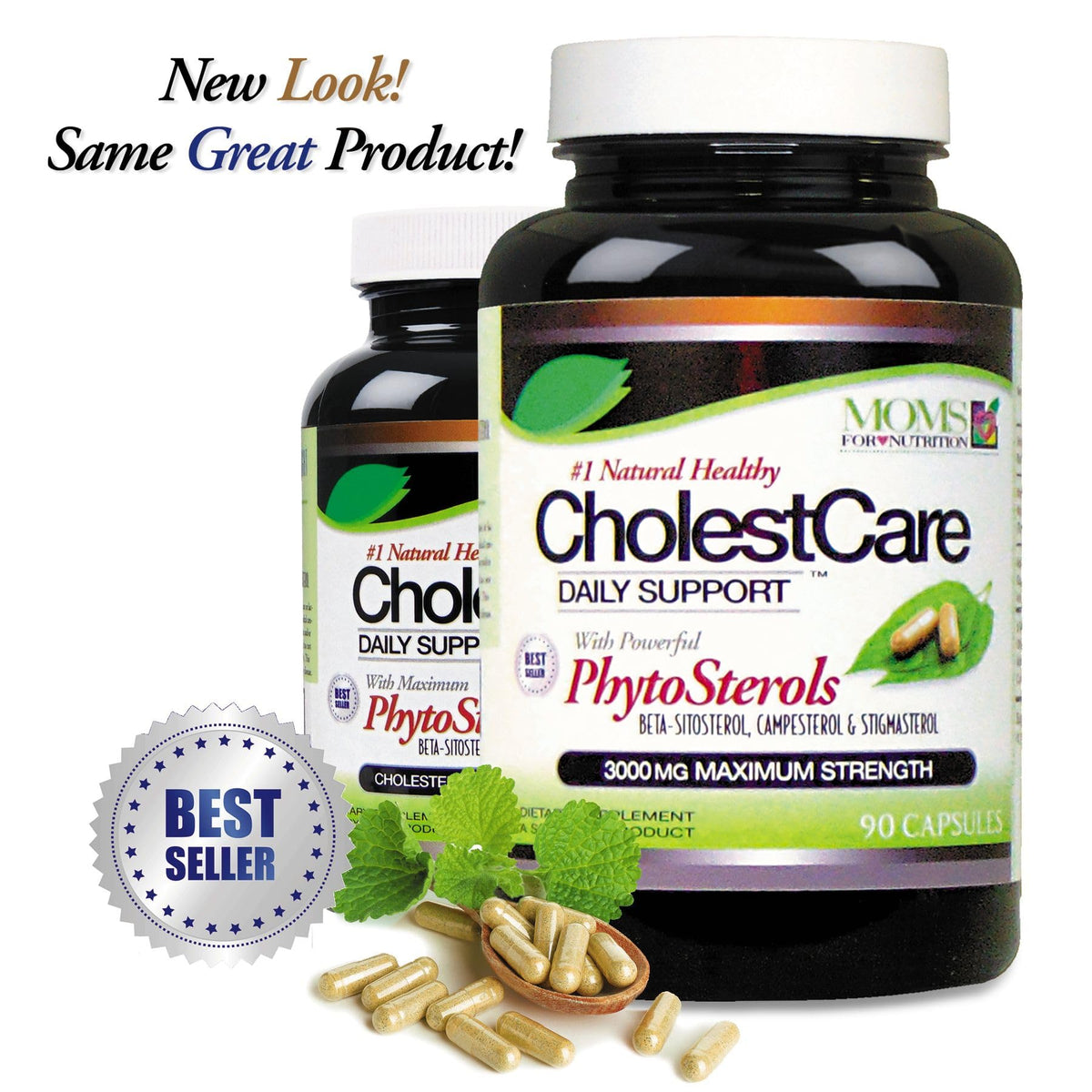 Moms For Nutrition Advanced Phytosterols Beta-Sitosterol - 90 Capsules - image 3