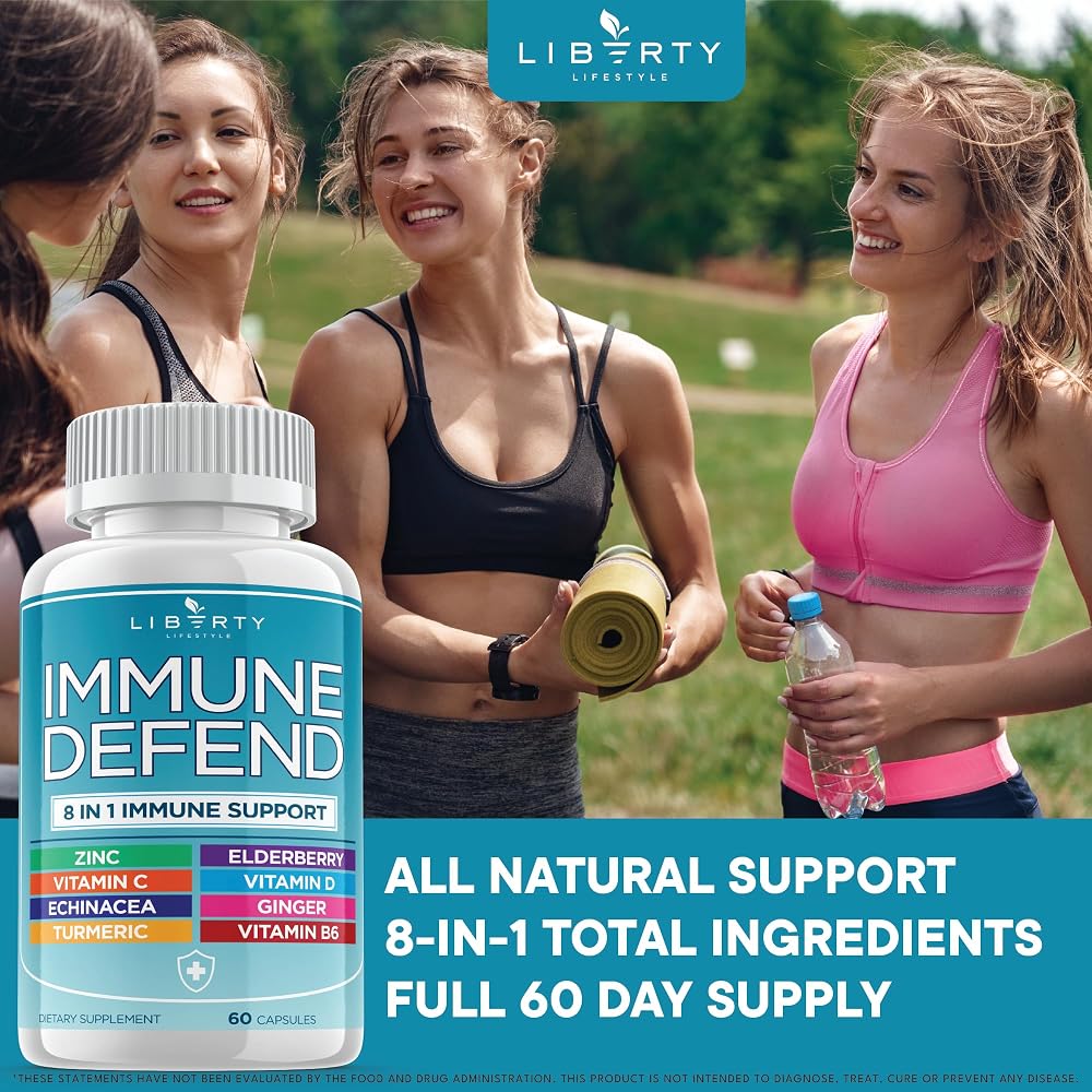 Liberty Lifestyle 8 in 1 Immune Supplement with Echinacea - image 8