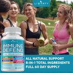 Liberty Lifestyle 8 in 1 Immune Supplement with Echinacea