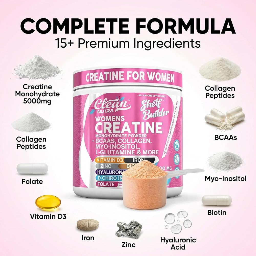 Clean Nutraceuticals Creatine for Women Powder - 9.48 oz - image 4