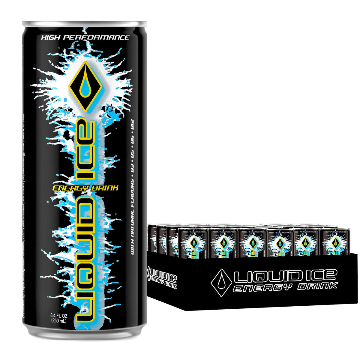 Liquid Ice Supreme Classic Energy Drink - 24 Pack