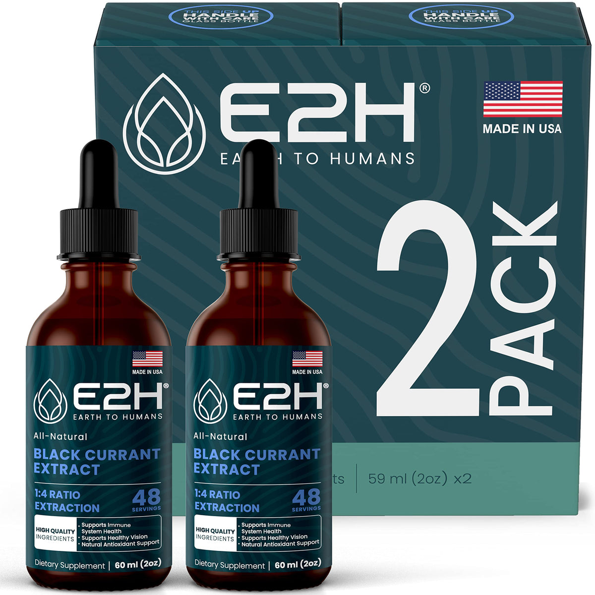 E2H EARTH TO HUMANS Natural Black Currant Extract