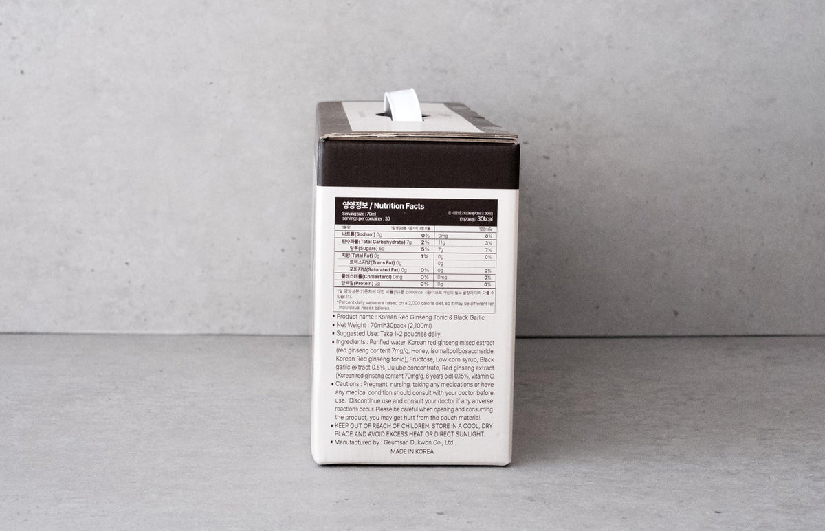 SAMSIDAE Korean Red Ginseng & Black Garlic Tonic - 30 Pouches - image 5