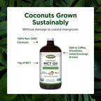 Flora Certified Organic MCT Oil C8 & C10 - 32 fl. oz. - image 4