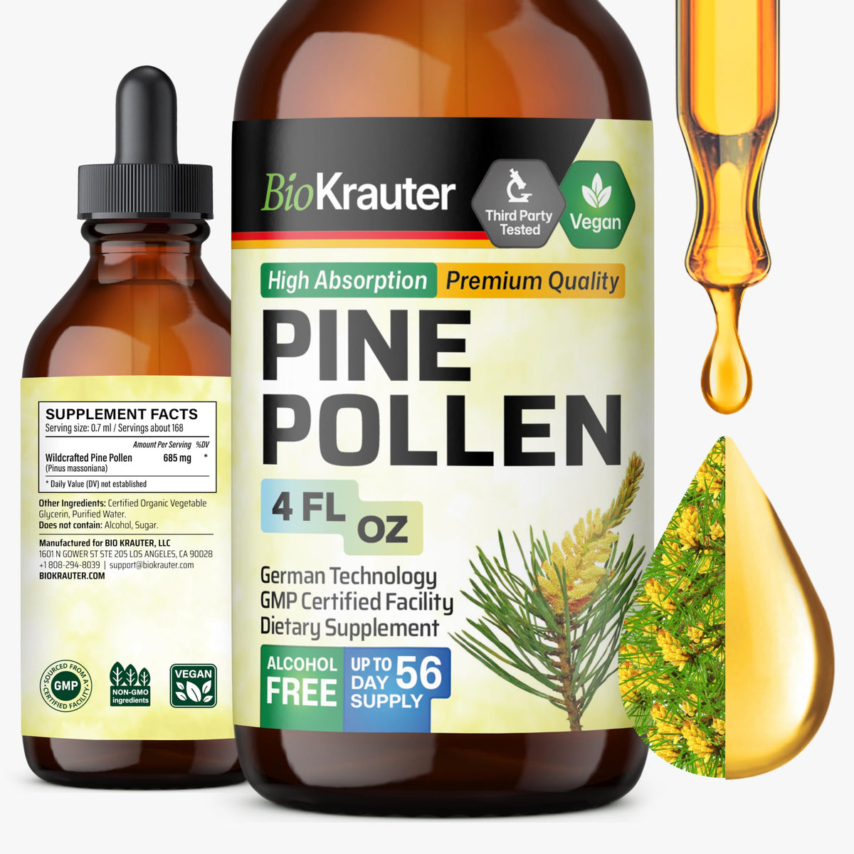 BIO KRAUTER Pine Pollen Tincture