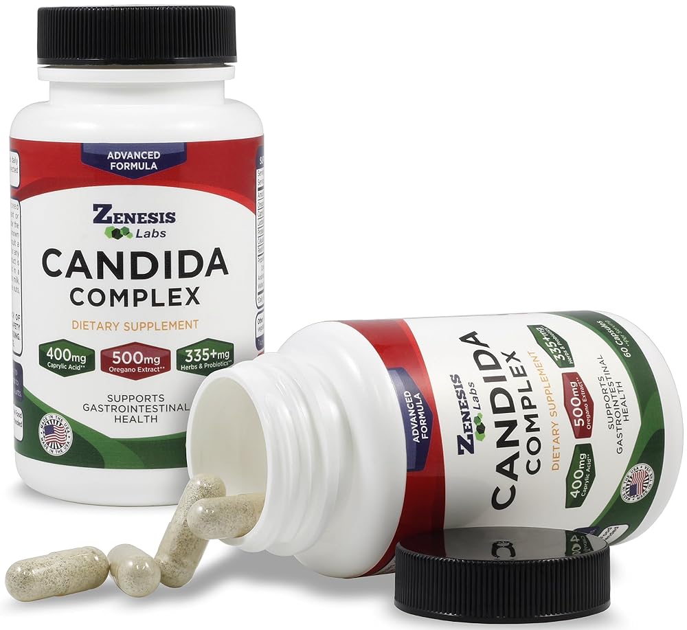 Zenesis Labs Candida Complex Cleanse Detox Caprylic Acid Supplement - image 2