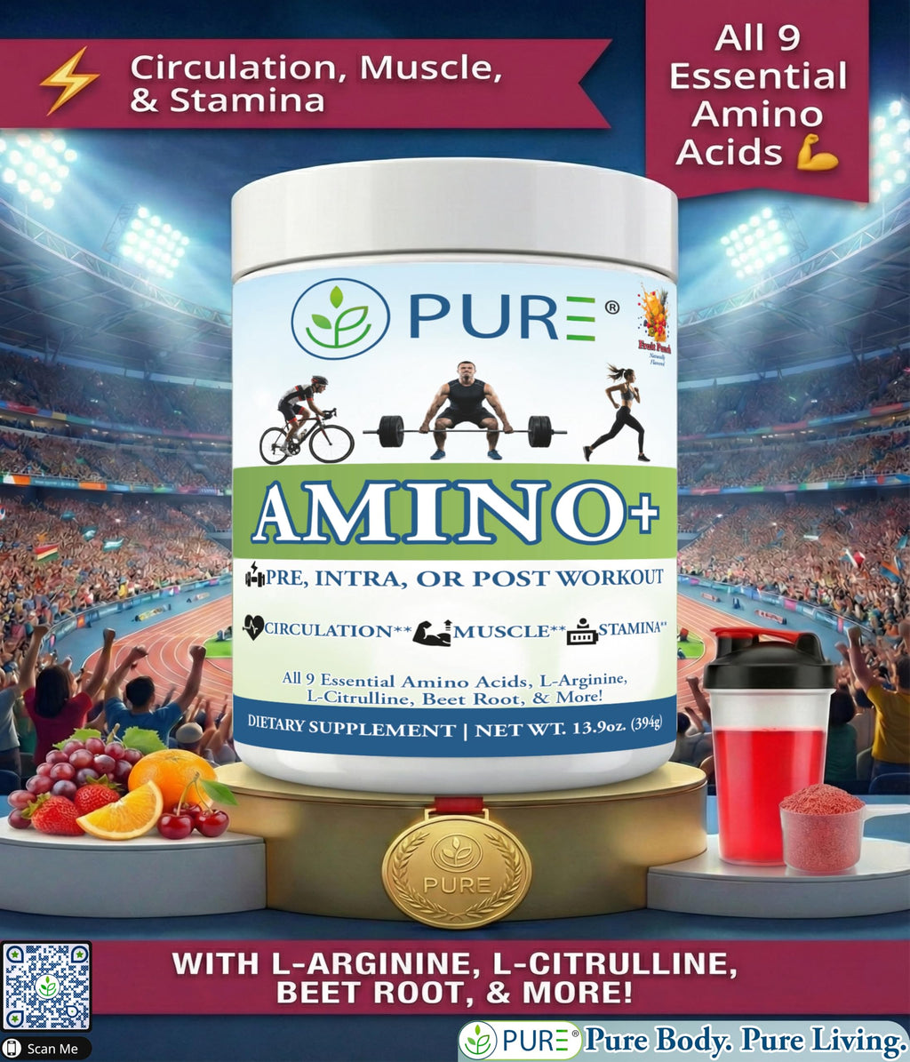 PURE Amino+ Essential Amino Acids Powder - 30 Servings - image 2