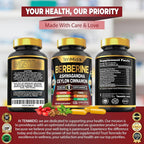 Tenmido Berberine Supplement 10-in-1 Formula - 120 Capsules - image 7