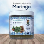 lalarhikhi Sea Moss Gel with Moringa and Cinnamon - 16 oz - image 3
