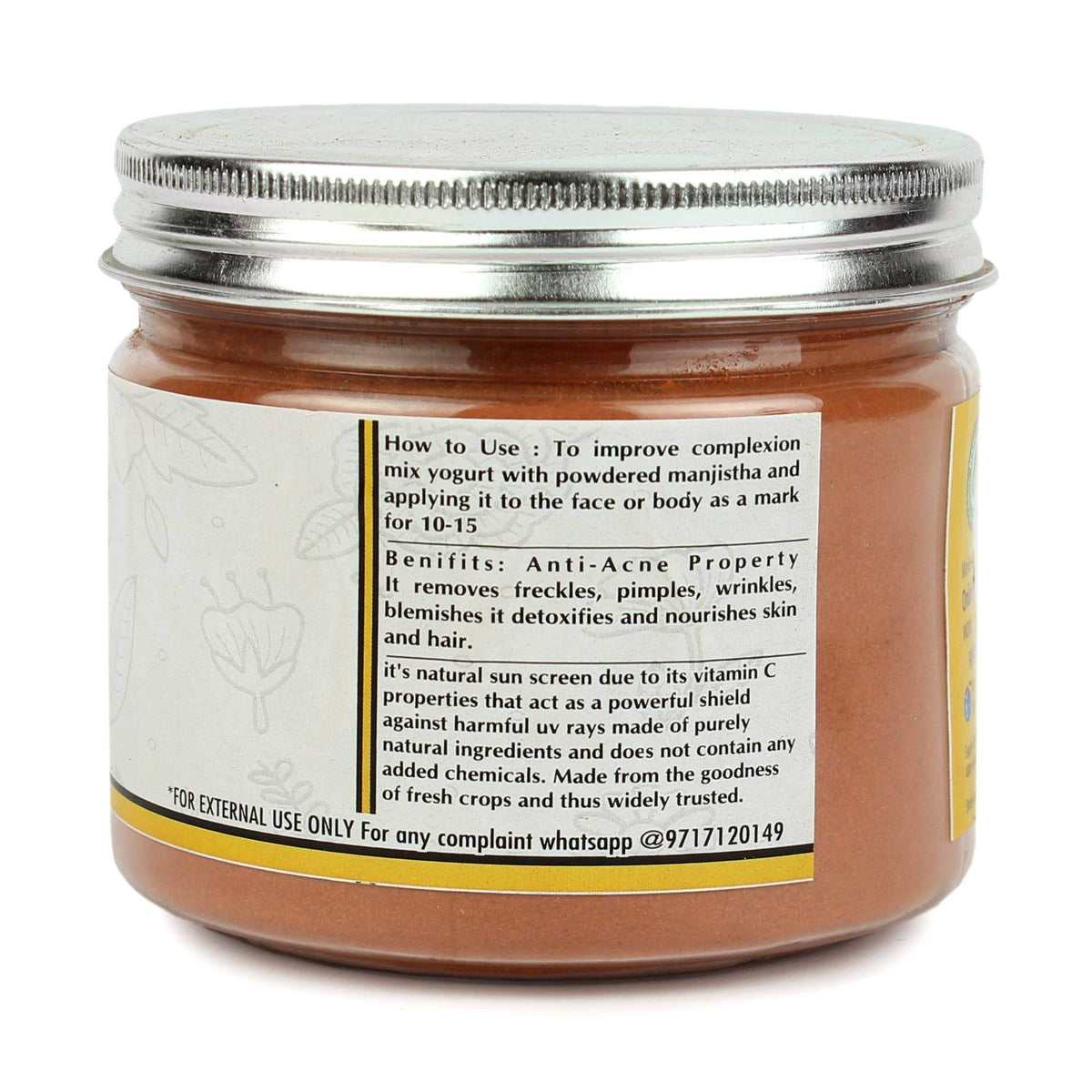 Online Quality Organic Manjistha Powder - 100g - image 5