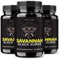 rize labs Savannah Black Surge Pills for Men - 180 Capsules