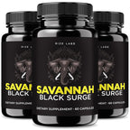 rize labs Savannah Black Surge Pills for Men - 180 Capsules