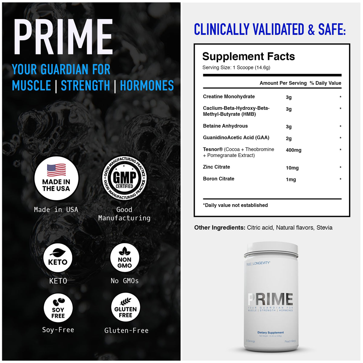 DRINK HRW Prime Men's Health Supplement - 30 Servings - image 4