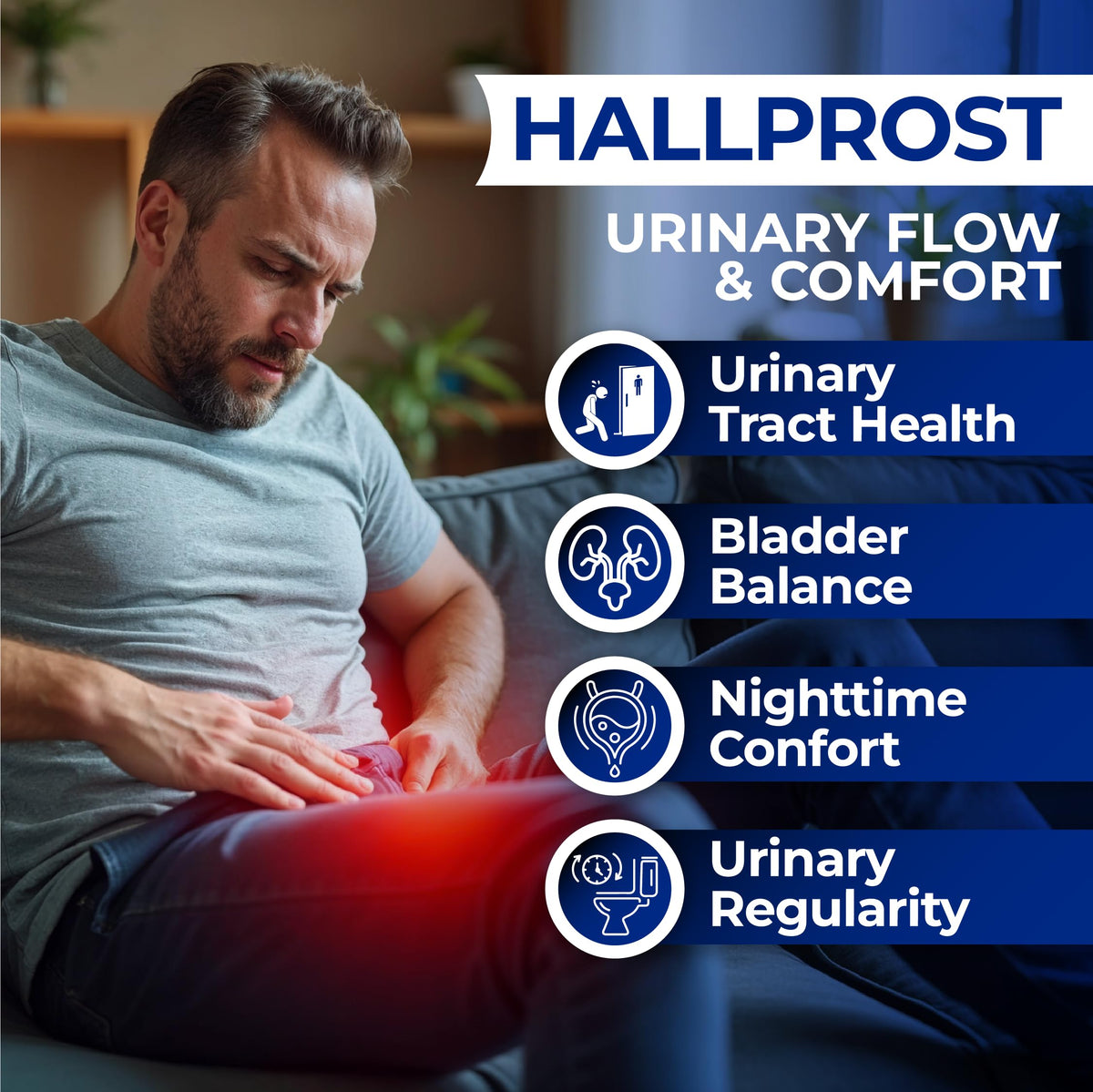 Hallusa Natural Hallprost Prostate Support - 60 Capsules - image 4