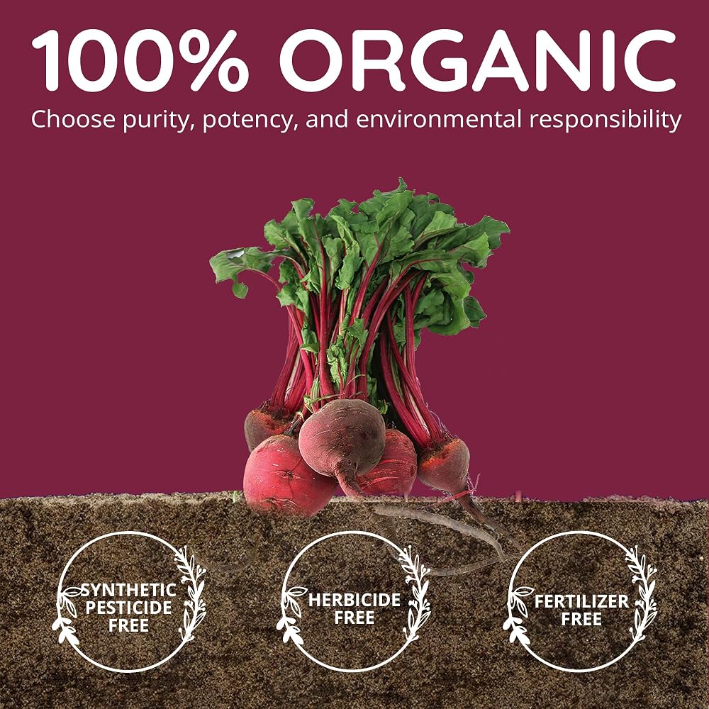 Happy Healthy Hippie Organic Beet Root Capsules 1,300 mg - 60 Count - image 3