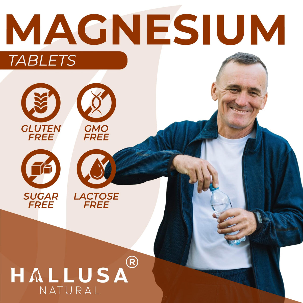 Hallusa Natural Magnesium Oxide 500 mg - 60 Capsules - image 5