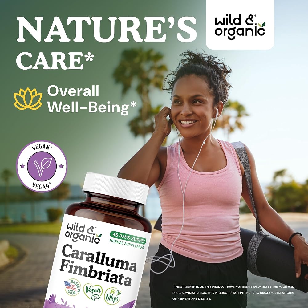 Wild & Organic Caralluma 1000 mg Overall Support - 90 Capsules - image 2