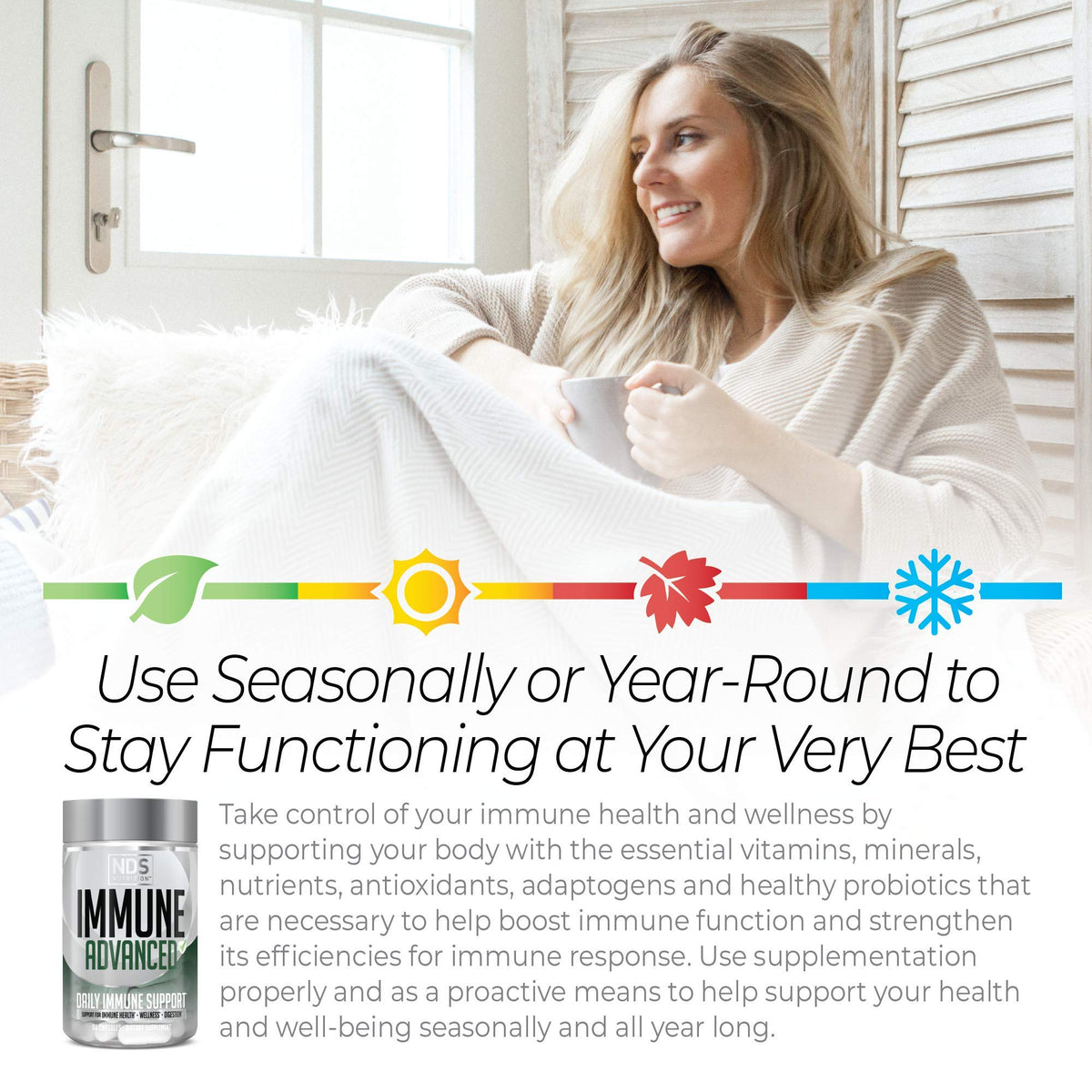 FitLife Brands Advanced Immune Booster Supplements - 90 Capsules - image 4