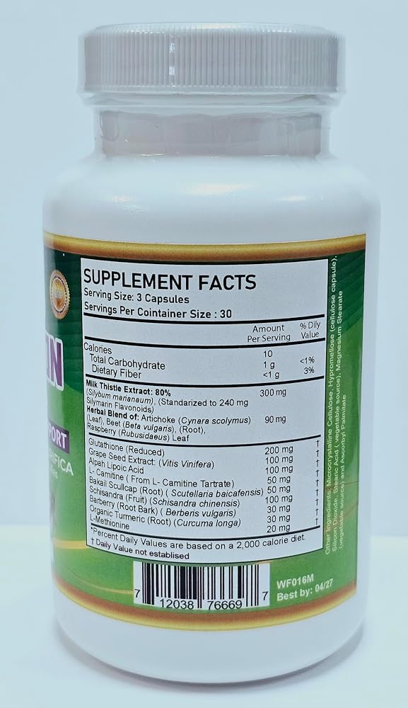 Productos Naturales El Rey HIG>Son Liver Extract - 90 Caplets - image 2