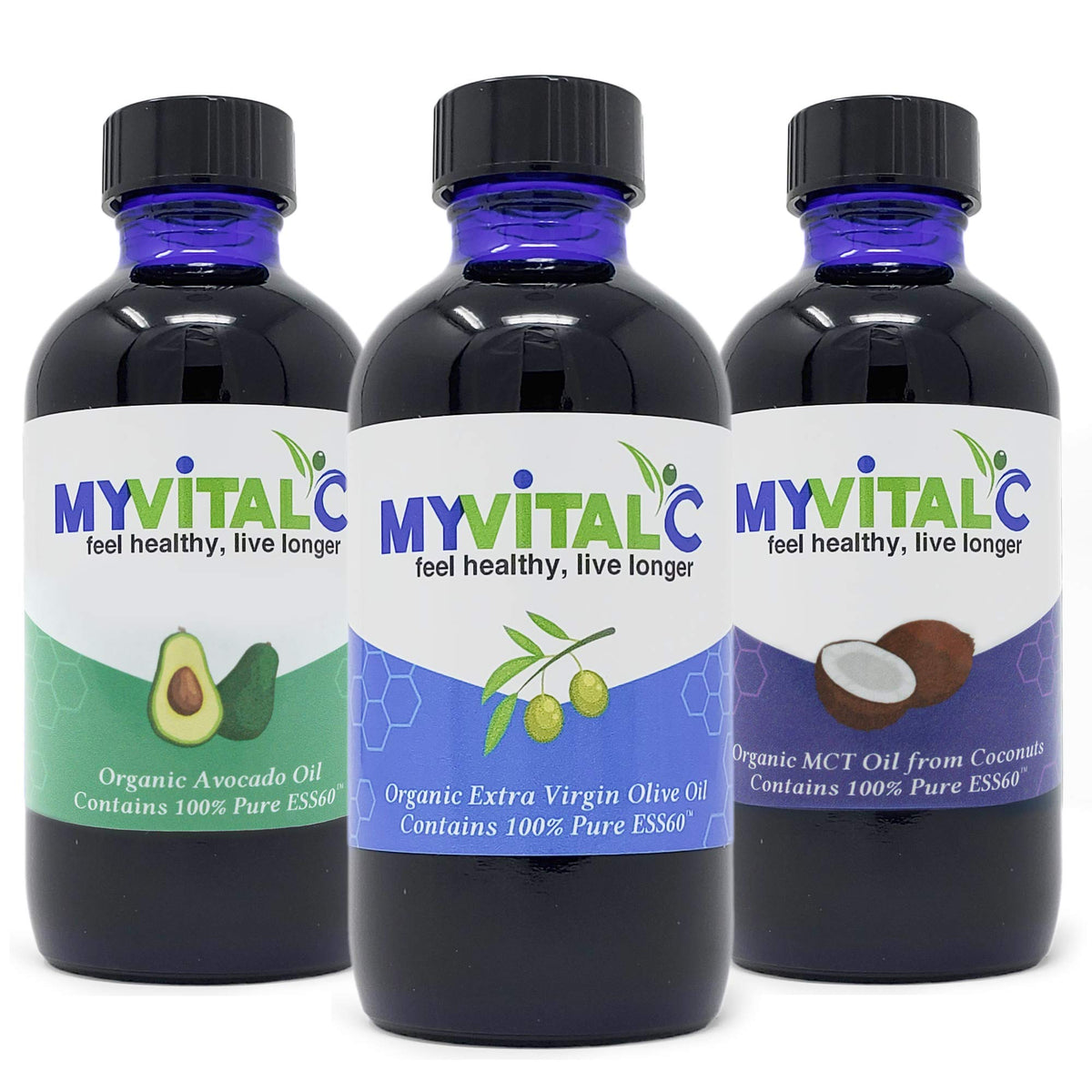 MyVitalC Combo of Organic Extra Virgin Olive Oil