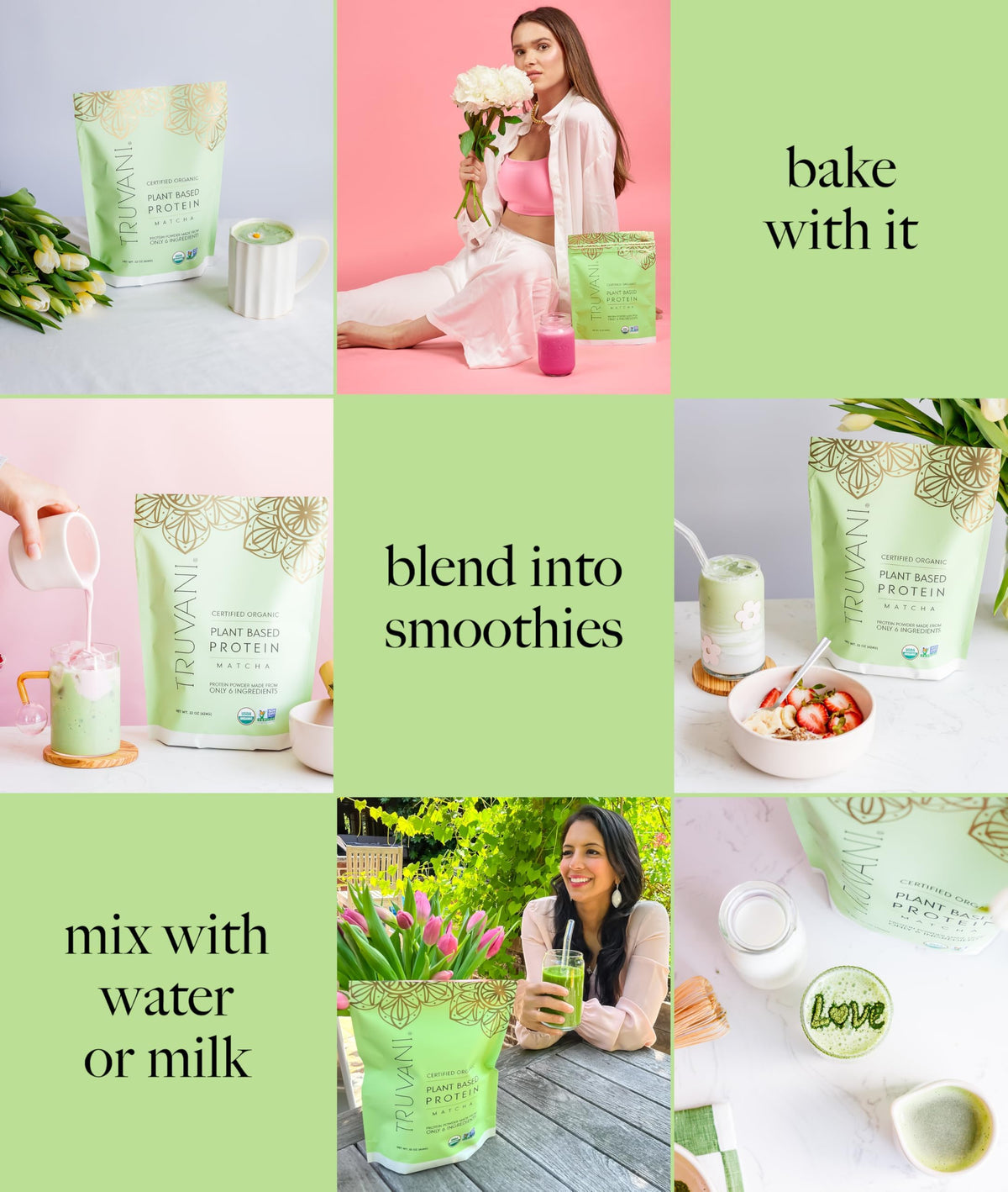 Truvani Vegan Pea Protein Powder