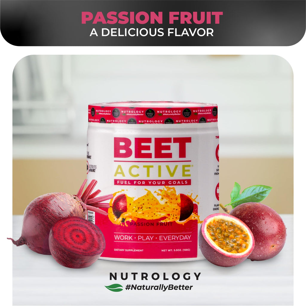 Nutrology Beet Active Pre Workout Powder Passion Fruit - 30 Servings - image 7