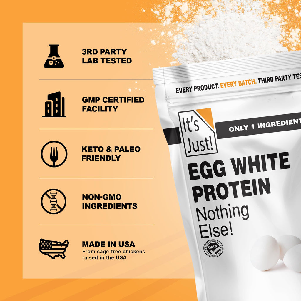 It's Just! - Egg White Protein Powder, Unflavored