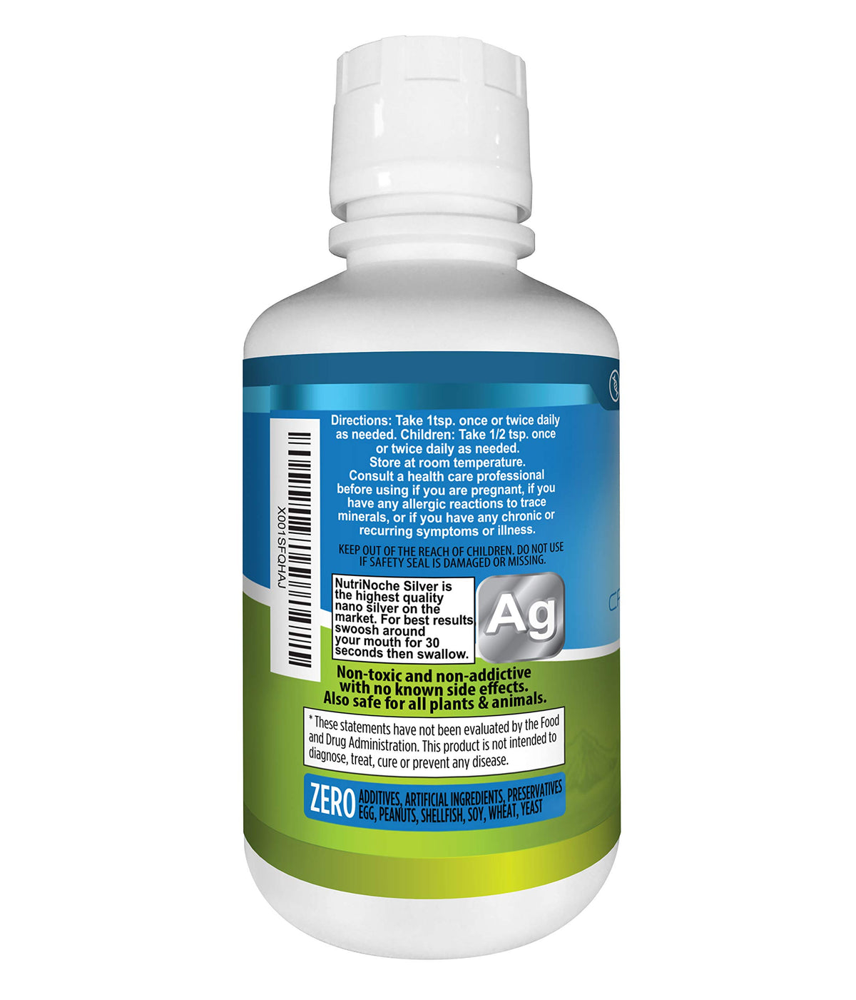 Nutrinoche Colloidal Silver - 30 PPM - Colloidal Silver Liquid