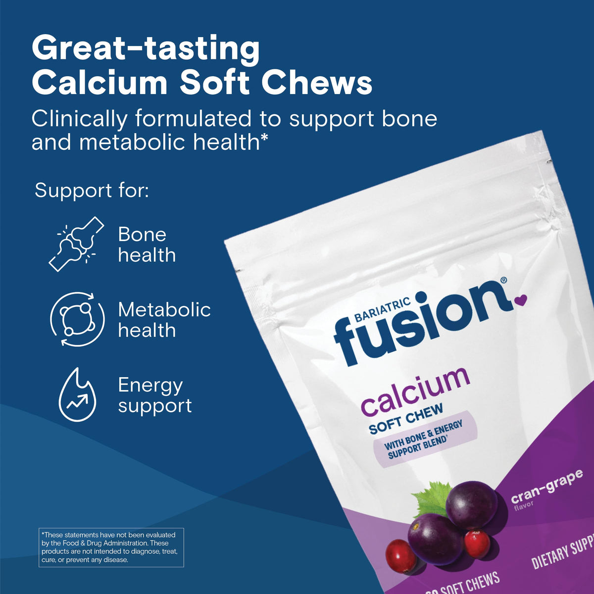 Bariatric Fusion Bariatric Calcium Supplement Chews