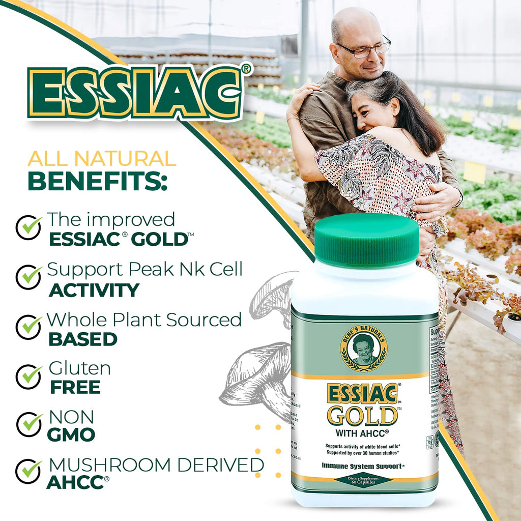 Essiac Gold with AHCC Immune Support - 60 Capsules - image 7