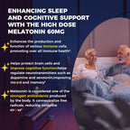 NEVISS Melatonin 60mg for Adults High Dose
