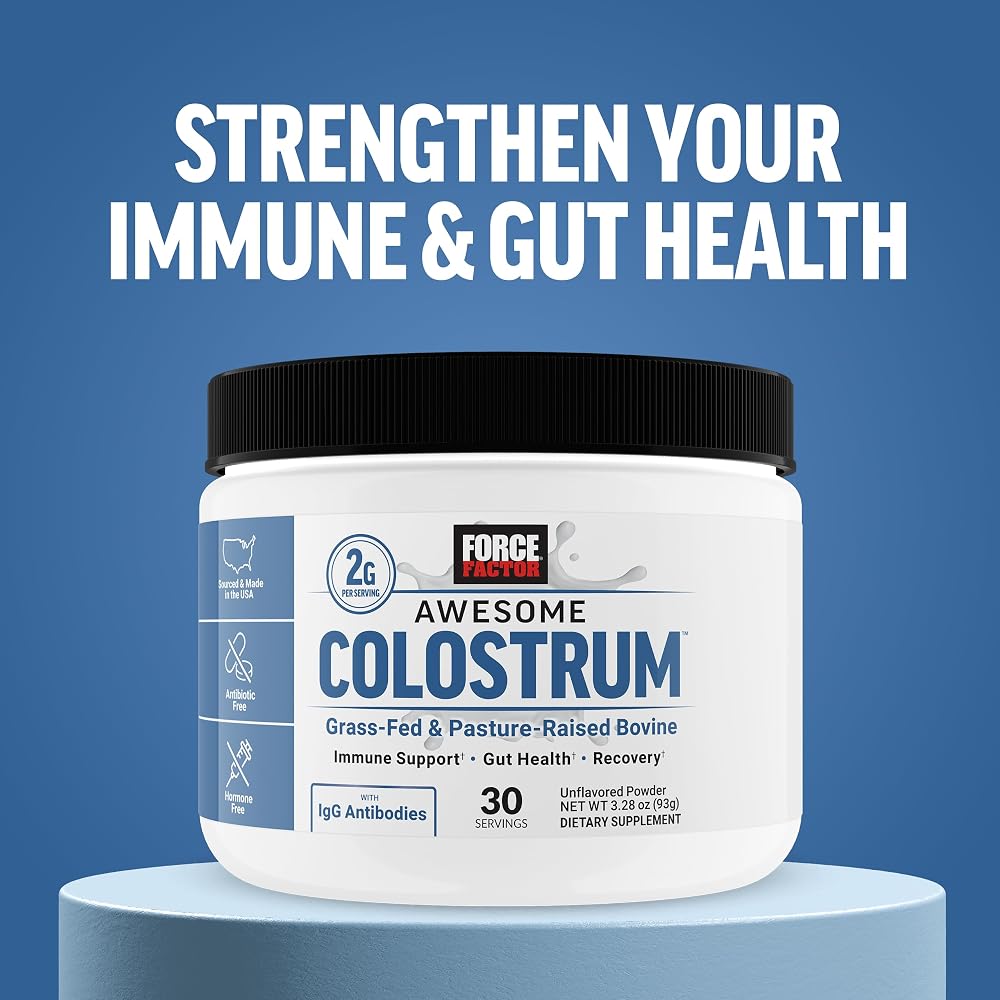 Force Factor Awesome Colostrum Powder for Gut Health - 30 Servings - image 7