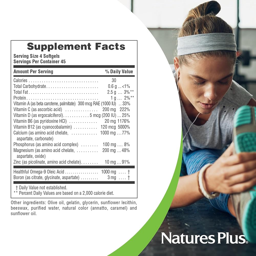 NaturesPlus Bone Power Osteo Nutrient Complex - 360 Softgels - image 5