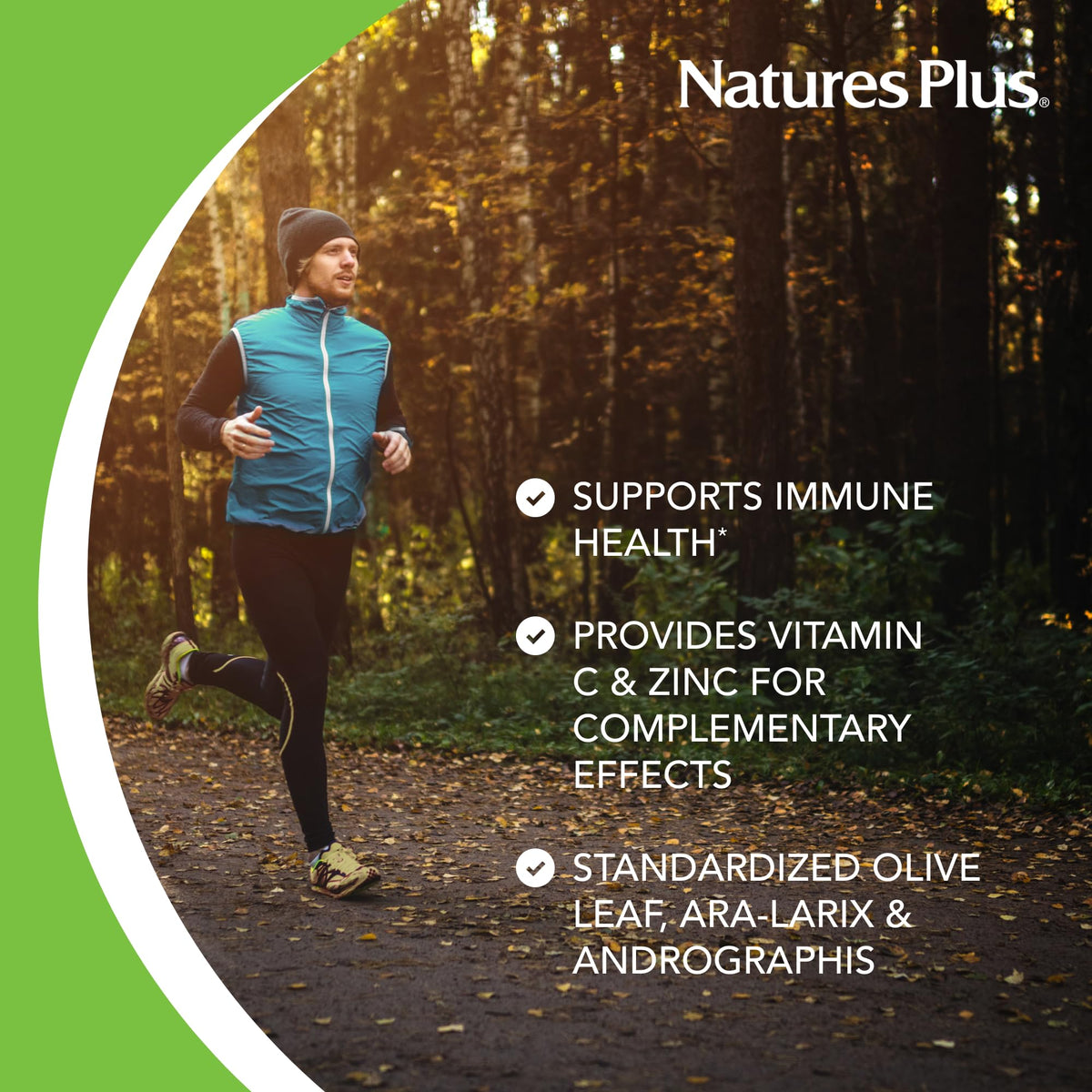 NaturesPlus Herbal Actives Tri-Immune Extended Release - 60 Tablets - image 4