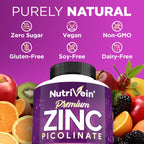 Nutrivein Premium Zinc - High-Absorption Zinc Supplements