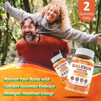 Nextdia Calcium Gummies with Turmeric for Women & Men - Calcium